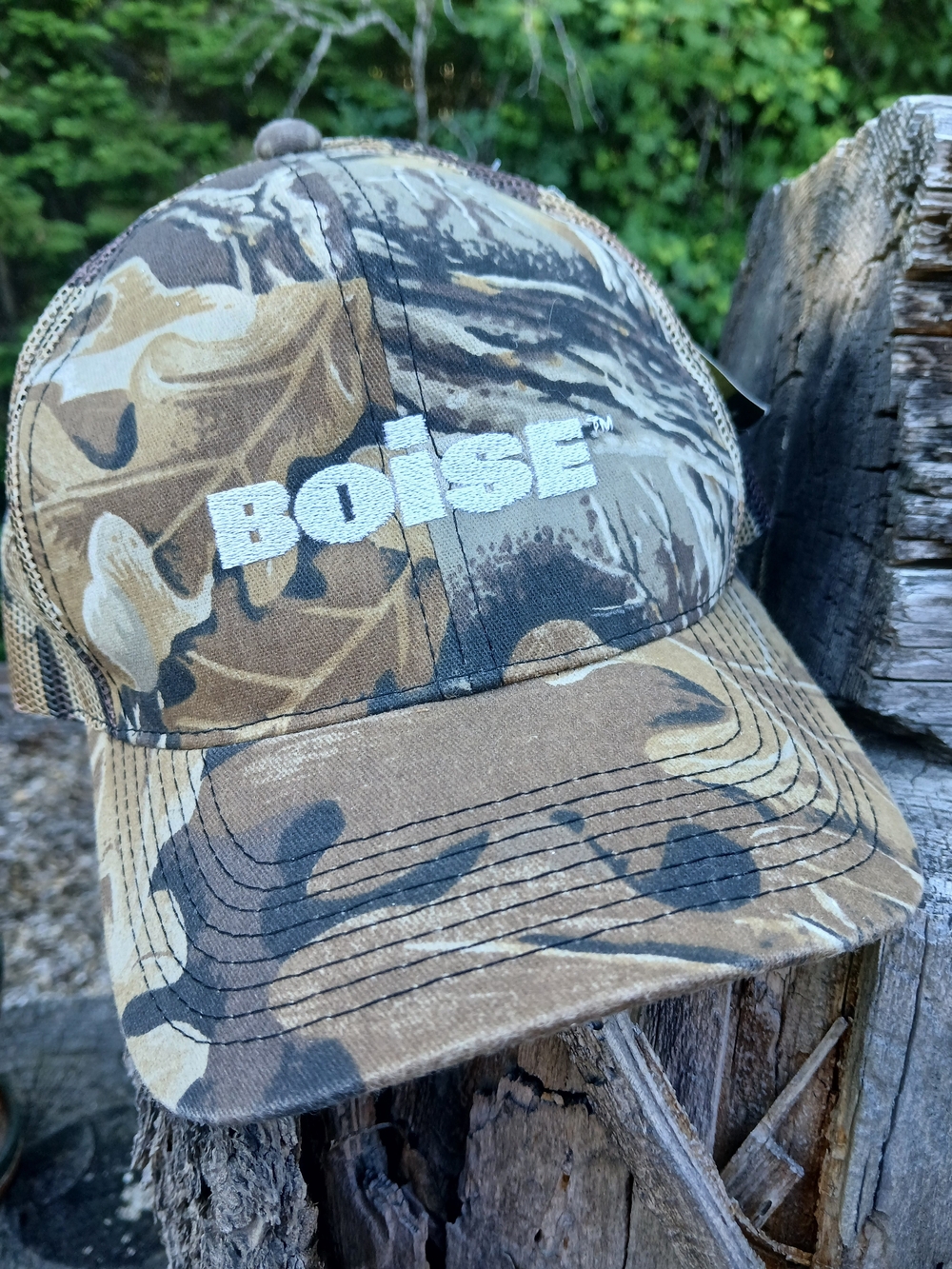Vintage Deadstock 1990s/Y2K Boise Cascade Corporate Promo Camo Trucker Hat